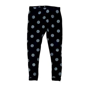 JUST ONE YOU by CARTER’S - Girls Black Leggings With Silver Polka Dots
